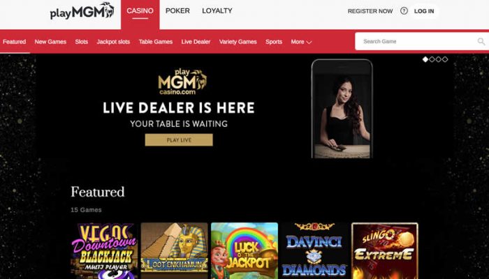 online casino at MGM new jersey