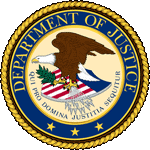 official seal of the US DOJ