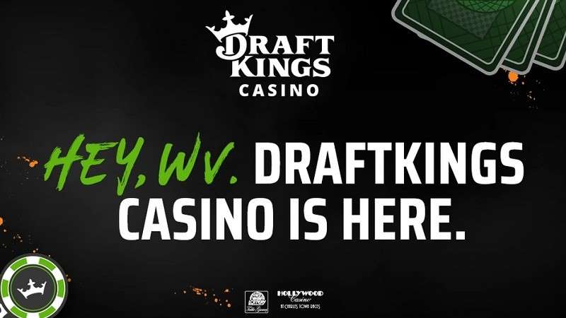 announcement for draftkings legal west virginia casino gambling app