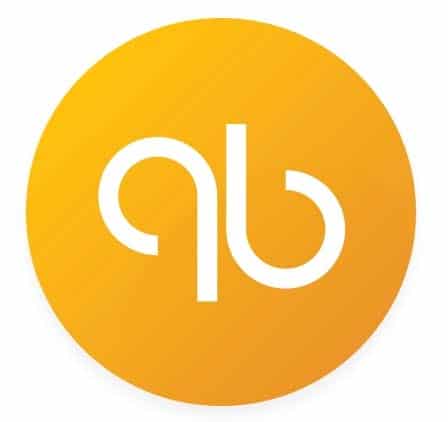 qb orange circle logo