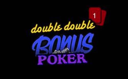 screenshot of logo from online video poker game