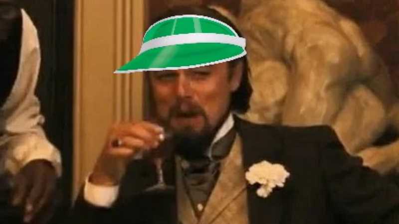 dicaprio meme visor